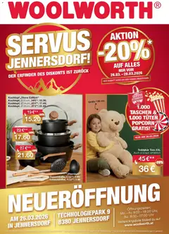 Woolworth Servus Jennersdorf! ab 26.03.2026 gültig