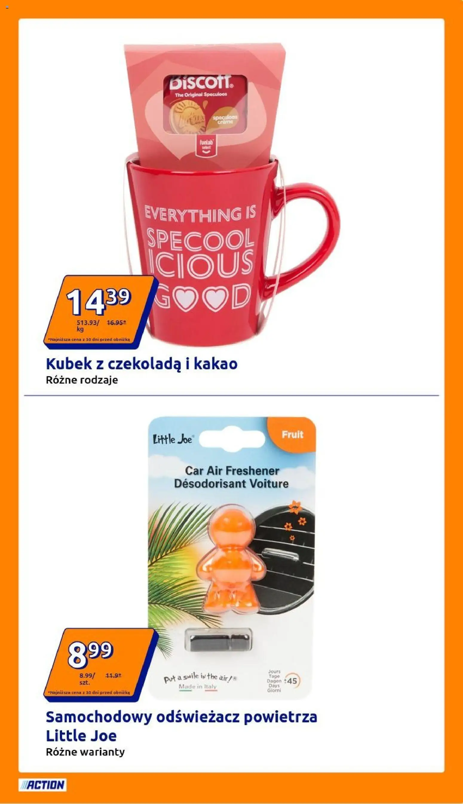Action Gazetka od 12.11.2025 | Strona: 5 | Produkty: Odświeżacz, Kakao, Odświeżacz powietrza, Czekolada