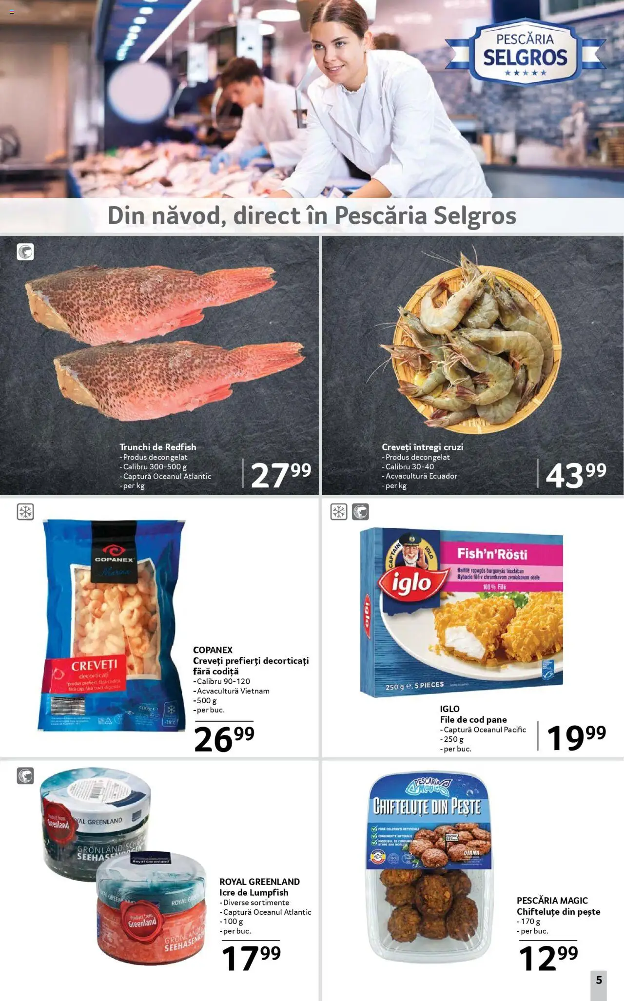 Catalog Selgros - Food – valabil de la 22.08.2025 | Pagină: 5 | Produse: Pește