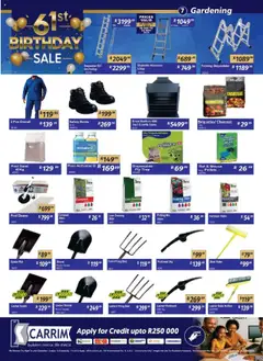 K. Carrim specials catalogue – valid from 26.09.2025 | Page: 7 | Products: Stepladder, Spade, Dressing, Stock