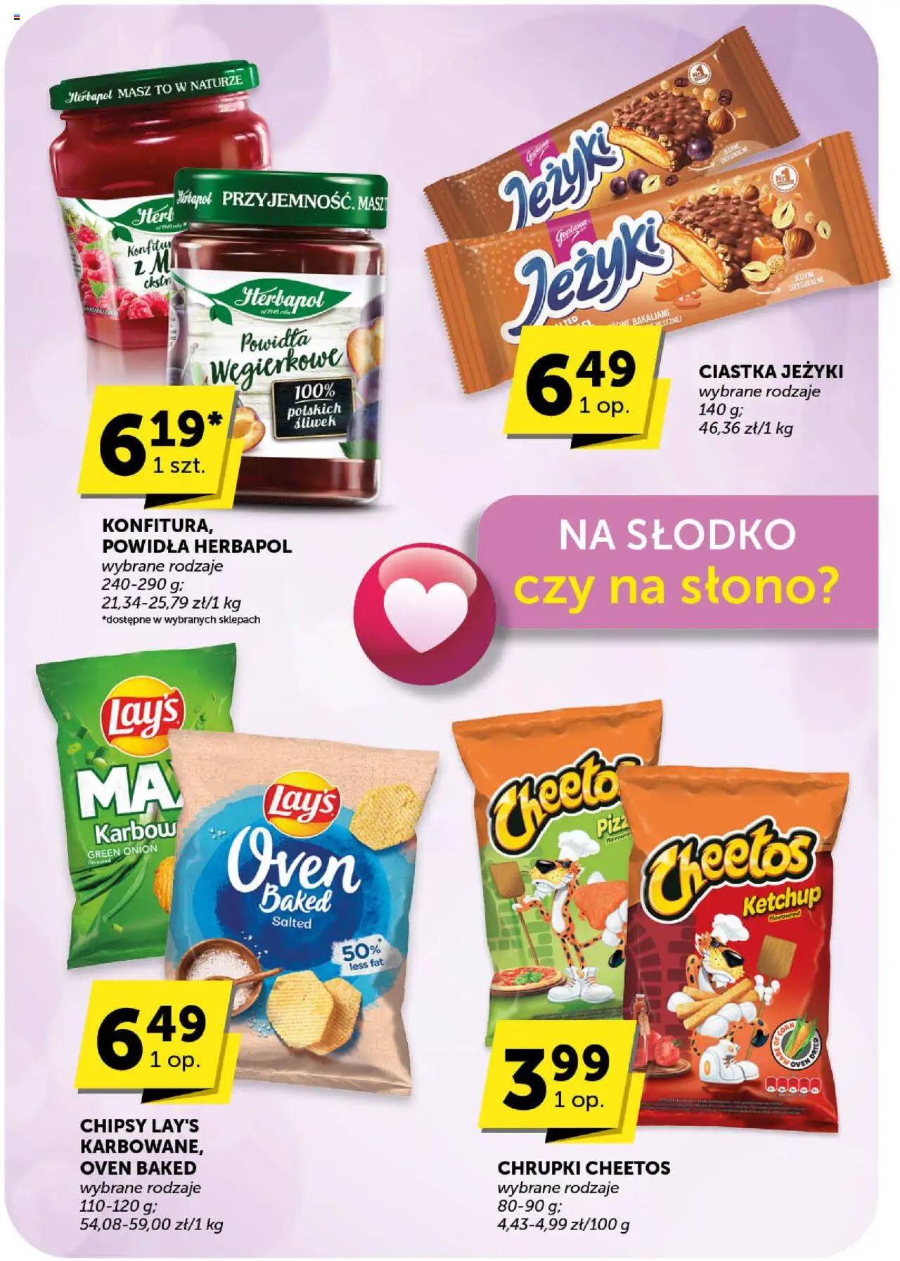 Euro Sklep Gazetka - Market od 16.10.2025 | Strona: 29 | Produkty: Ketchup, Chrupki, Powidła, Ciastka