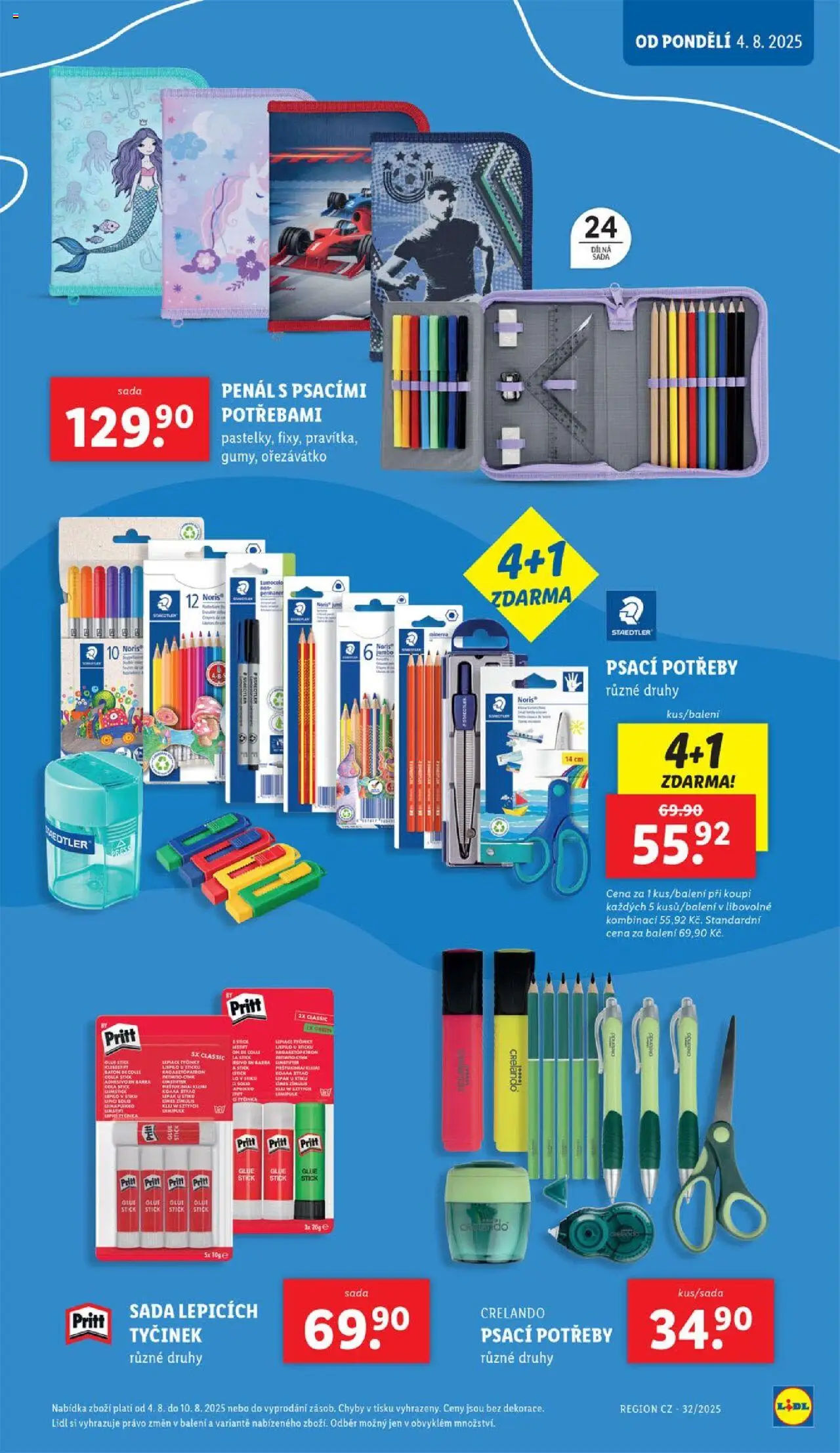 Lidl leták - Hurá do lavic od 04.08.2025 | Strana: 7 | Produkty: Penál, Ořezávátko