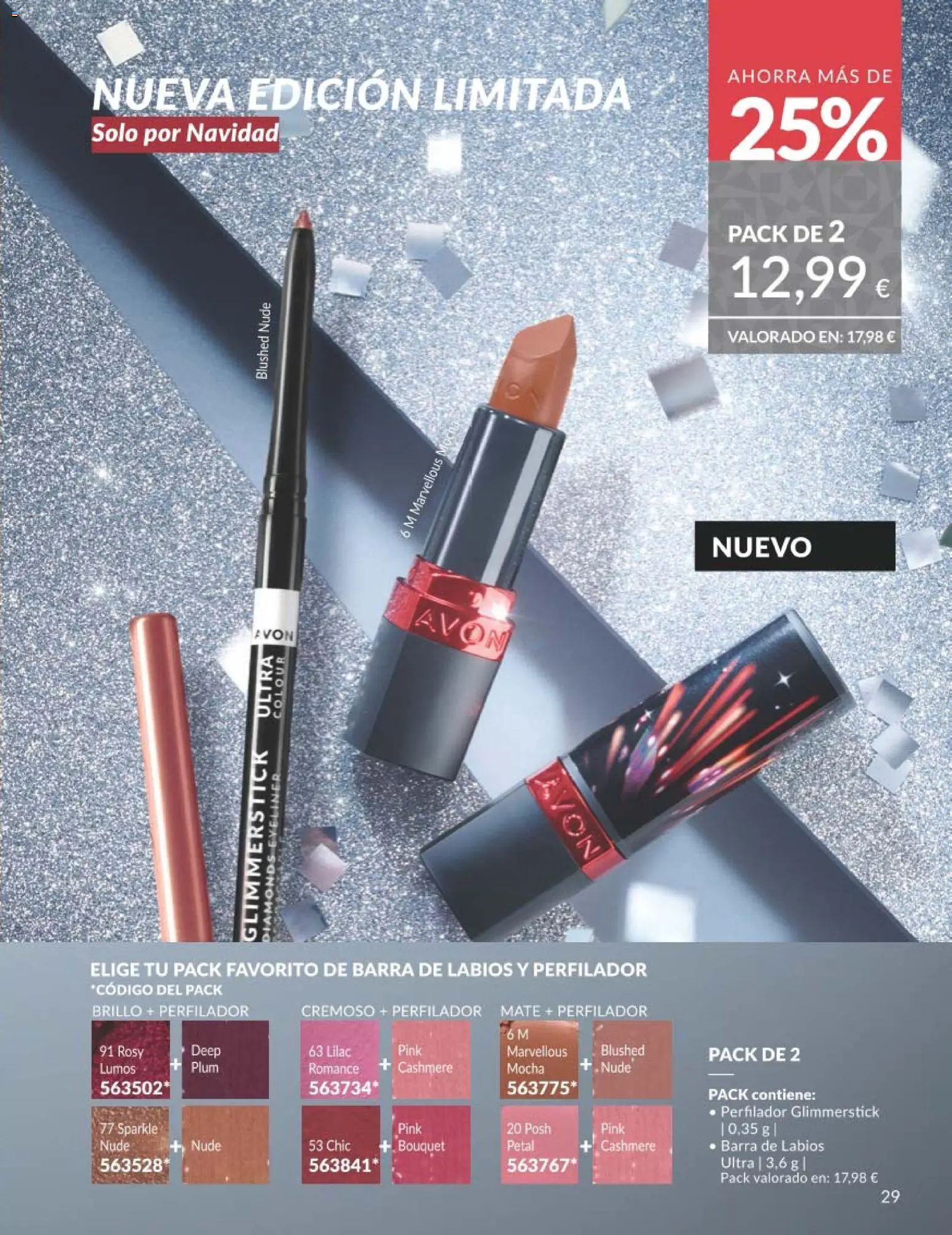 Catálogo AVON campaña 11 Black Friday │ válido desde el 01.11.2025 | Página: 29 | Productos: Barra de labios