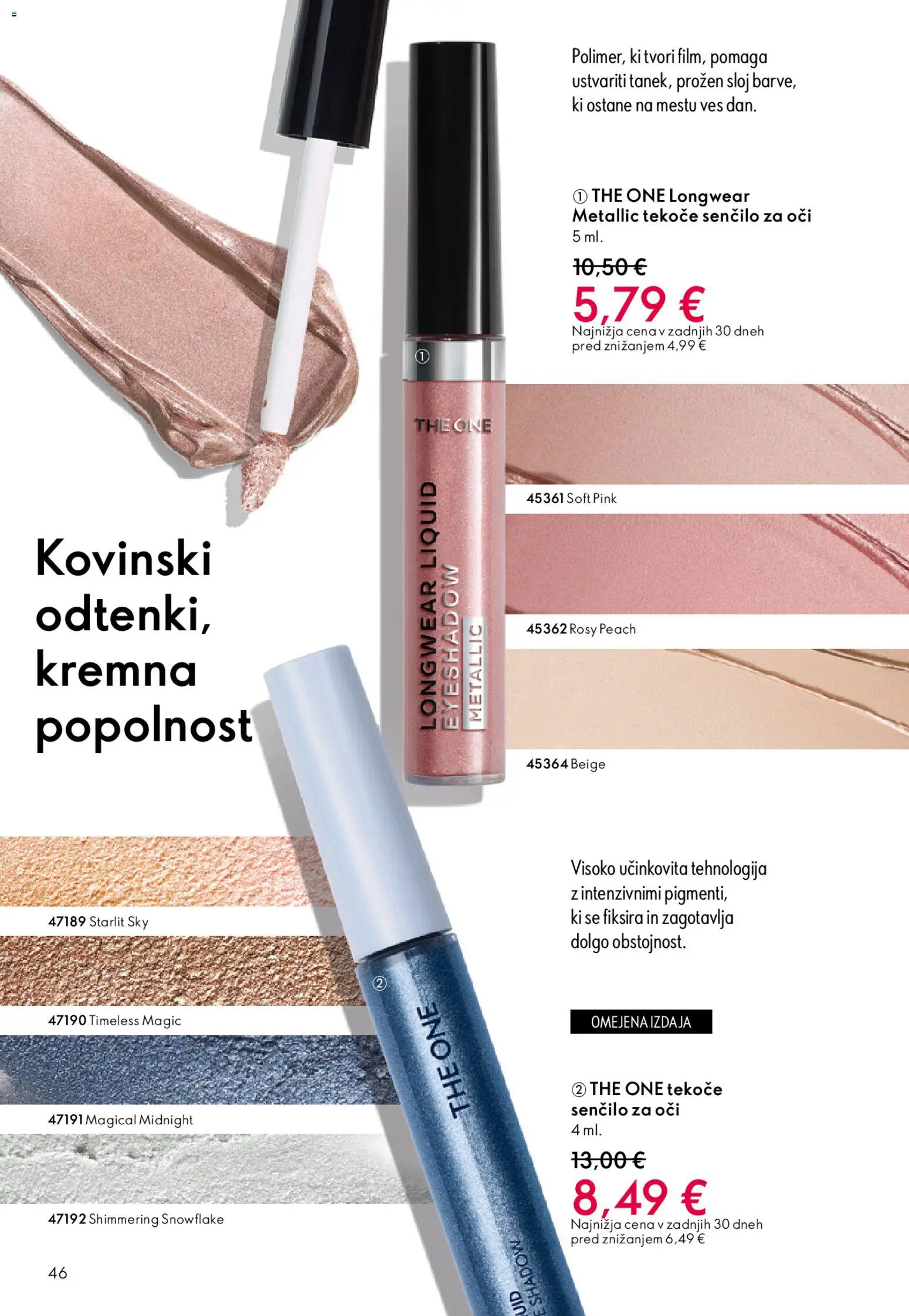 Novi Oriflame katalog ponudbe – veljaven od 22.04.2026 | Stran: 46 | Izdelki: Sencilo za oci, Senčilo