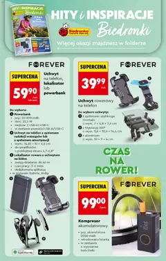 Pogląd oferty "Biedronka gazetka od wtorku" - ważna od 07.04.2026 | Strona: 86 | Produkty: Telefon, Powerbank, Rower