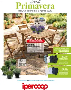 Anteprima del volantino Ipercoop Aria di Primavera - Lombardia catalogo valido a partire dal 26.02.2026