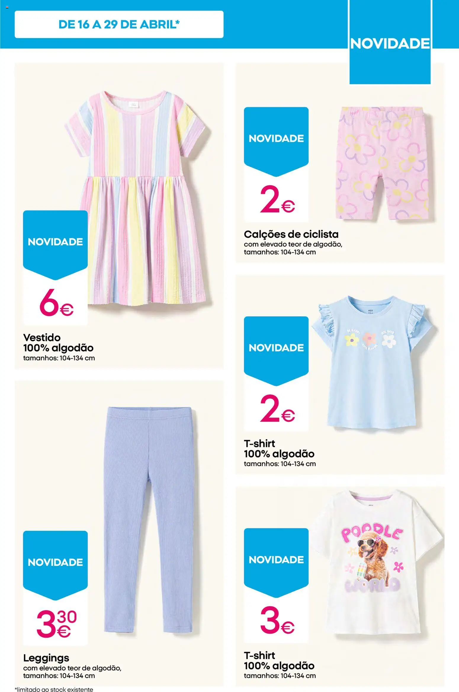 Pepco folheto │ válido de 23.04.2026 | Página: 11 | Produtos: Vestido, Algodão, Calções, Leggings