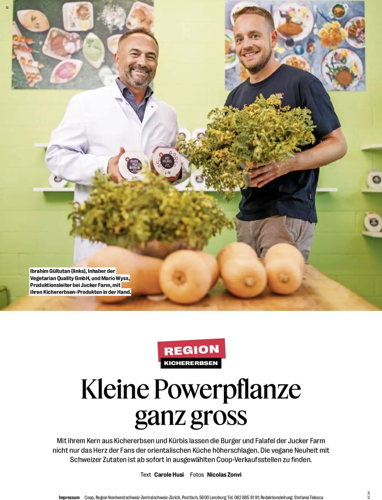 Coop Magazin ab 03.07.2025 | Seite: 60 | Produkte: Burger, Kürbis