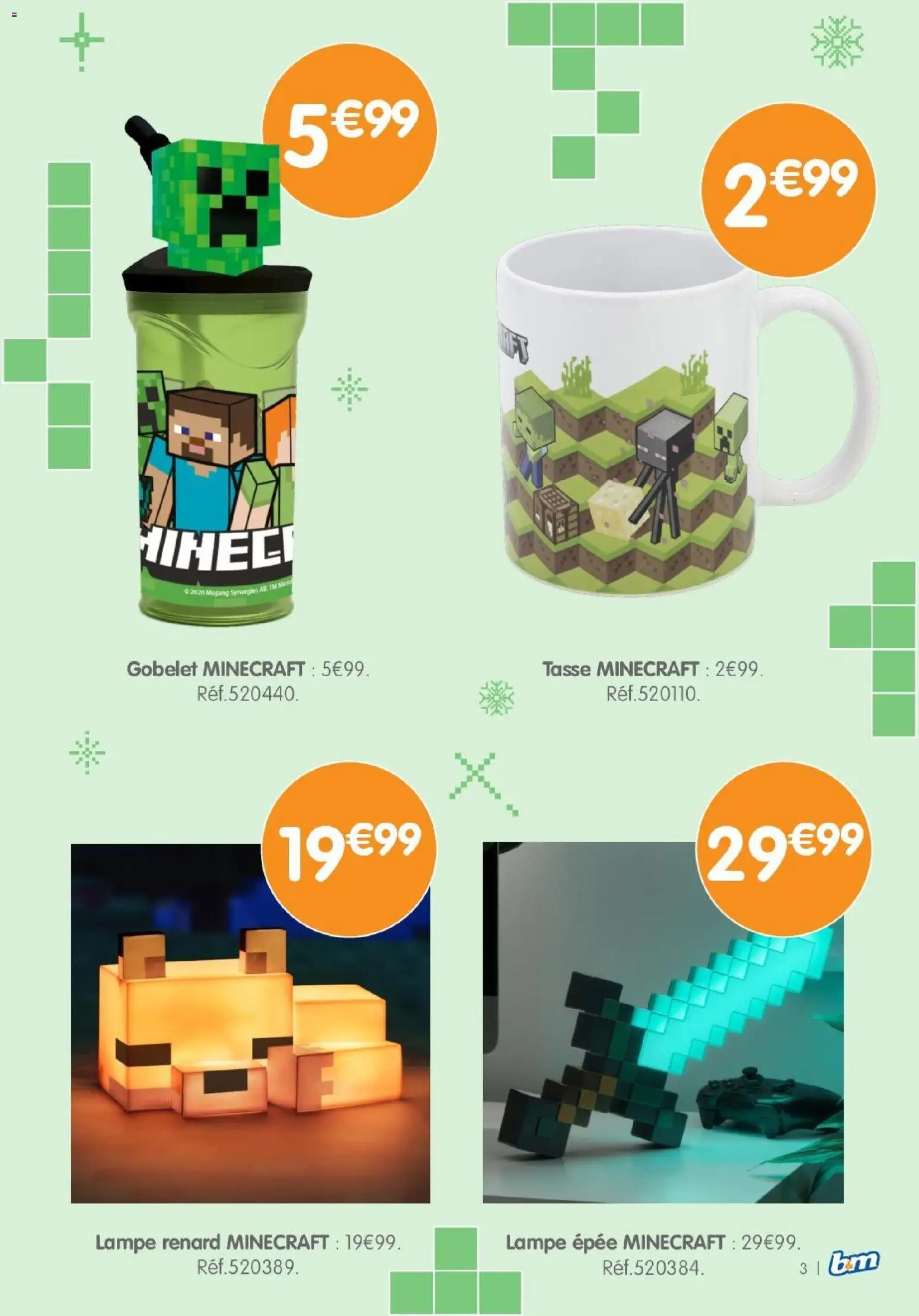 {H1} | Page: 3 | Produits: Lampe