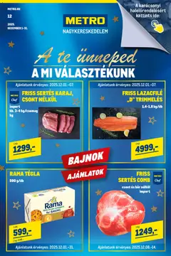 Metro - Élelmiszer és Szezonális katalógus 2025/12 - amely érvényes a következő dátumtól: 01.12.2025