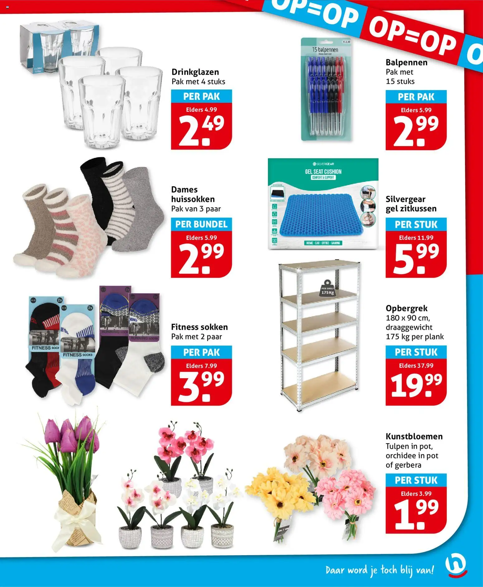 {H1} | Pagina: 29 | Producten: Sokken, Pot, Plank, Gel