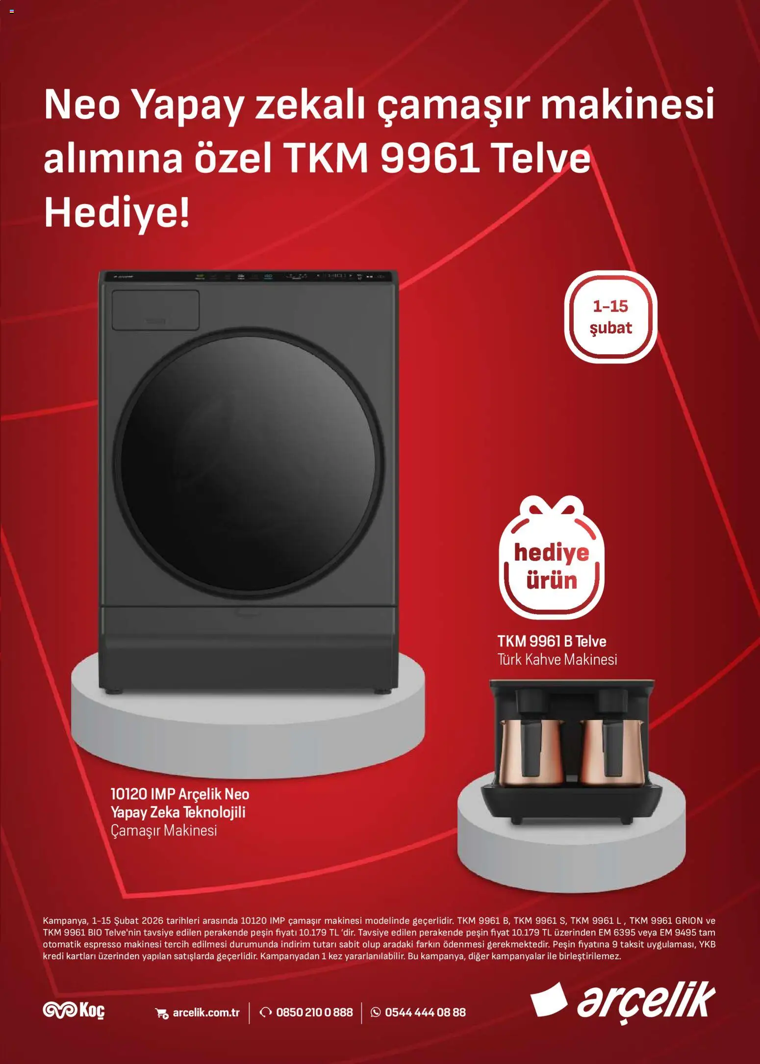Arçelik Katalog - 01.02.2026 tarihinden itibaren geçerlidir | Sayfa: 24 | Ürünler: Espresso makinesi, Kahve, Çamaşır makinesi, Kahve makinesi