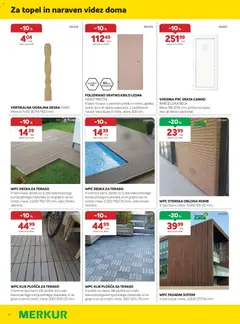 Merkur katalog akcije – veljaven od 01.04.2026 | Stran: 20 | Izdelki: Vratno krilo, PVC vrata, Krilo, Vrata