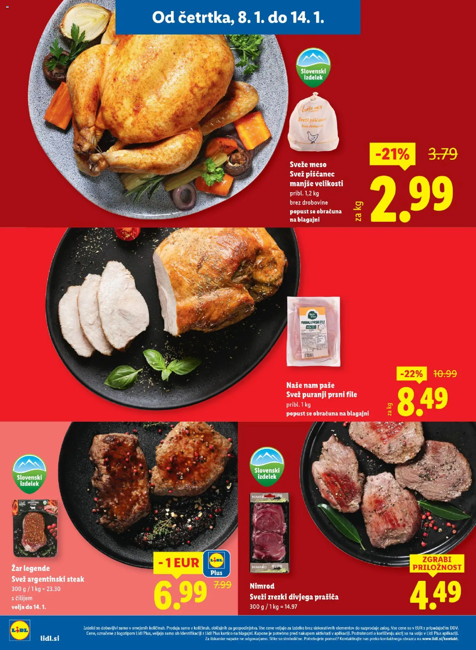 Novi Lidl katalog ponudbe – veljaven od 08.01.2026 | Stran: 2 | Izdelki: Zar, Zrezki