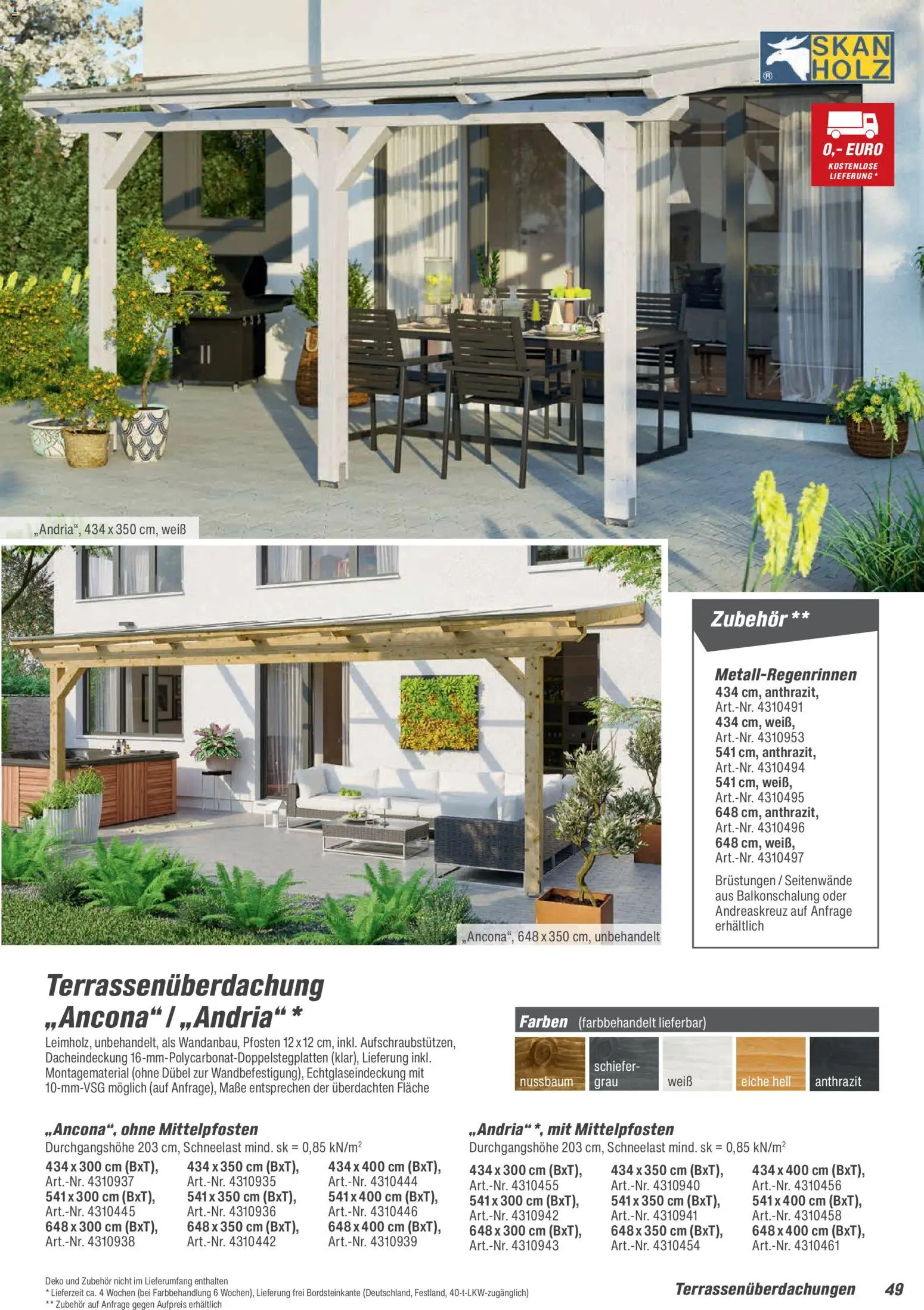 Toom Baumarkt Gartenhäuser & Carports 2026 – gültig ab 20.02.2026 | Seite: 49