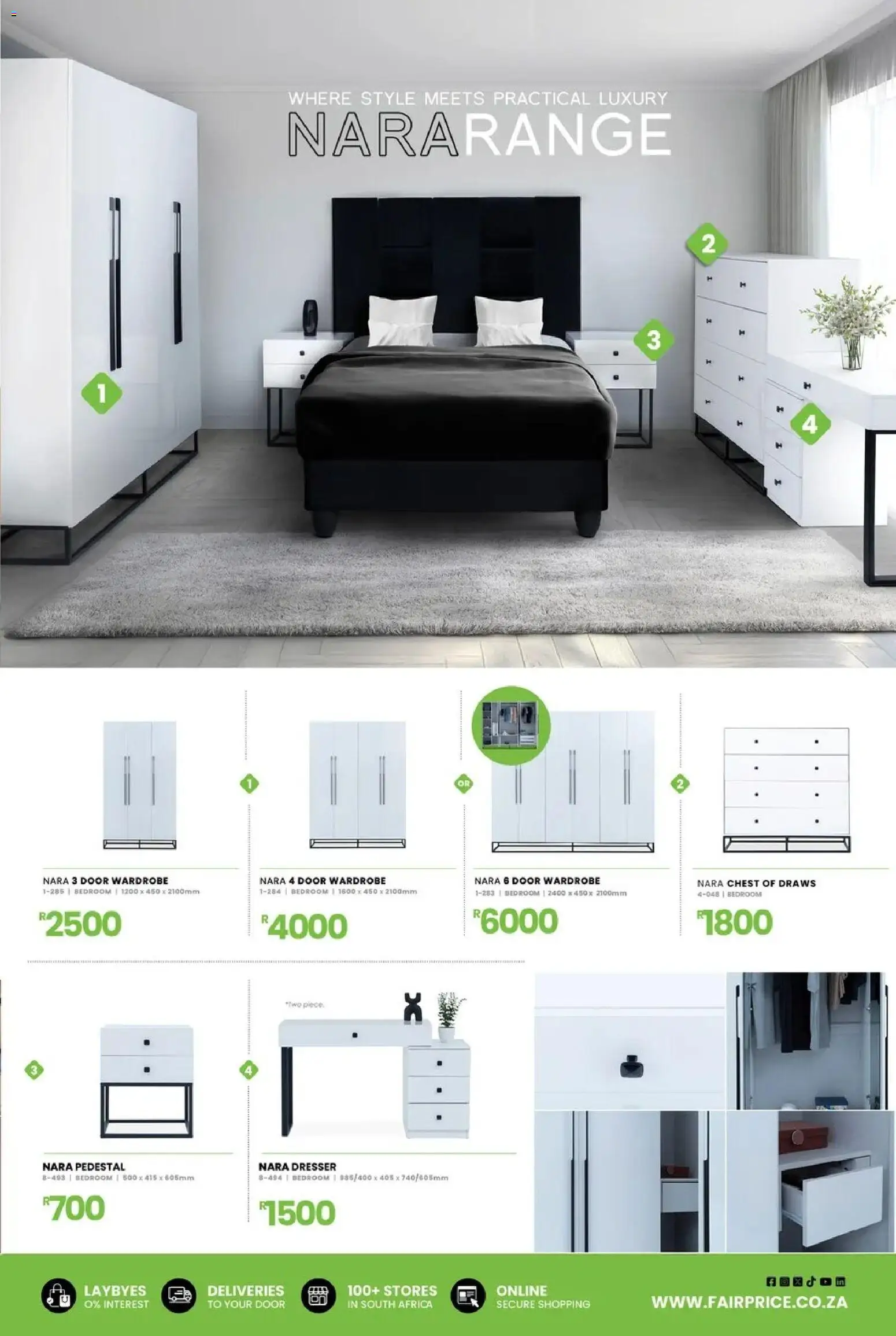 New Fair Price catalogue – valid from 01.03.2026 | Page: 19 | Products: Pedestal, Wardrobe