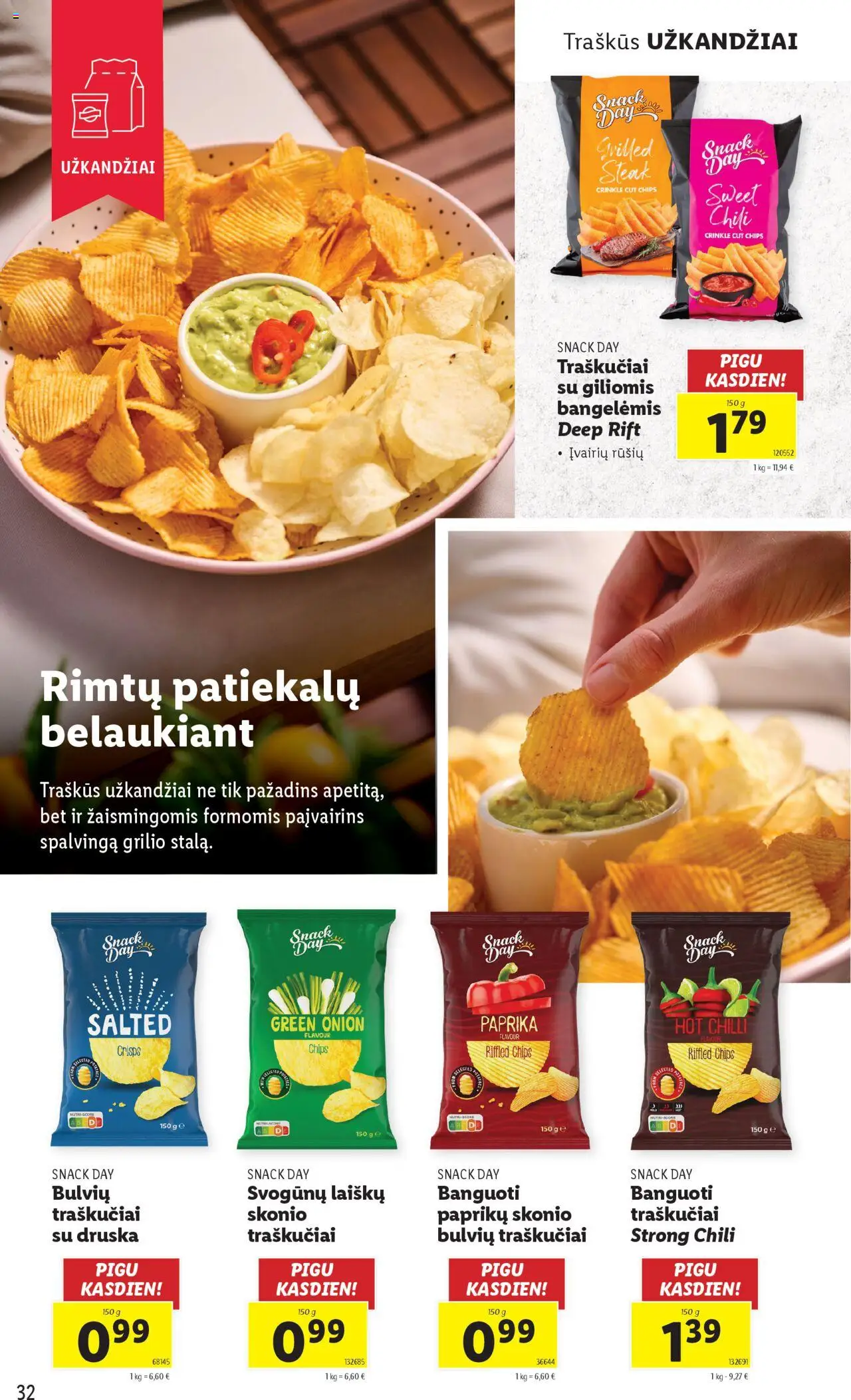 LIDL leidinys Grill & Fun│galioja nuo 21.04.2025 | Puslapis: 32 | Prekių: Paprika, Druska, Traškučiai