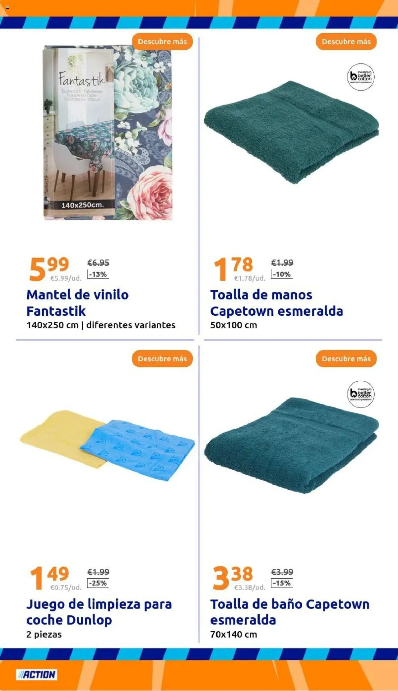 Action - Action ES week 37 2025 │ válido desde el 10.09.2025 | Página: 24 | Productos: Mantel, Toalla de manos, Toalla de baño, Baño