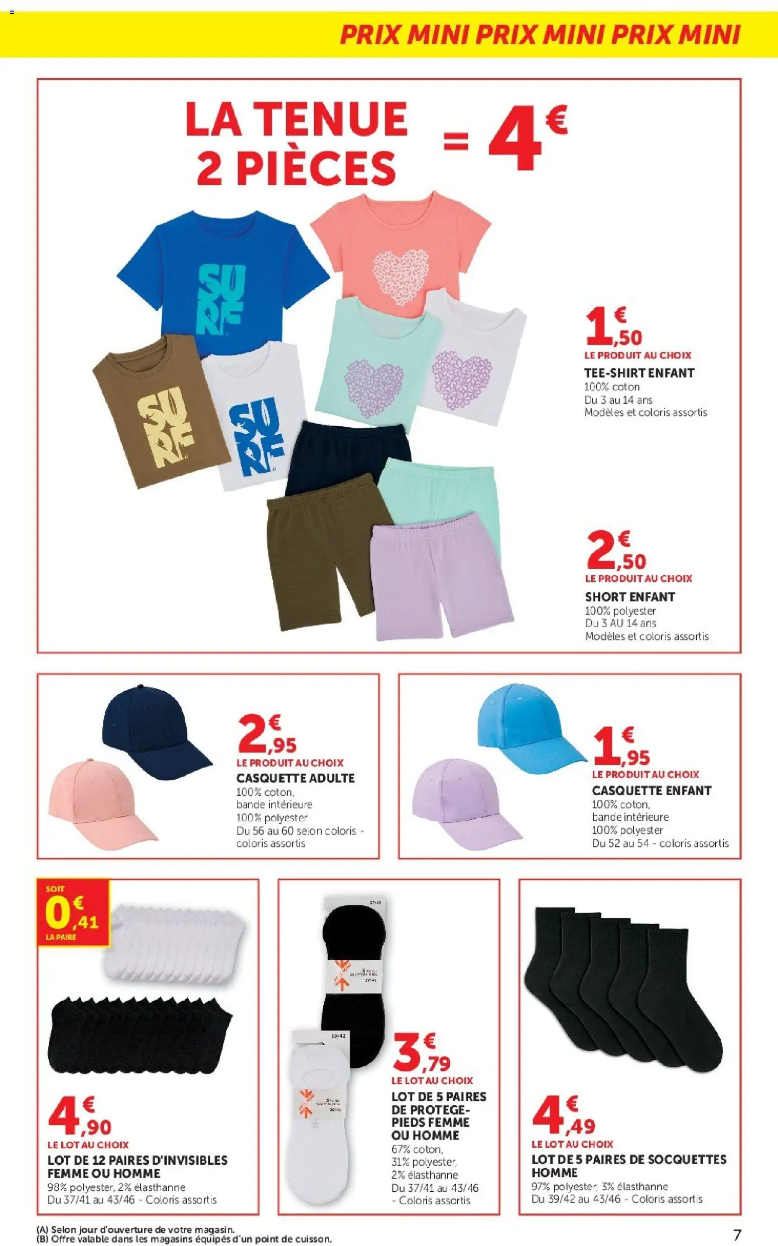 {H1} | Page: 7 | Produits: Coton, Casquette