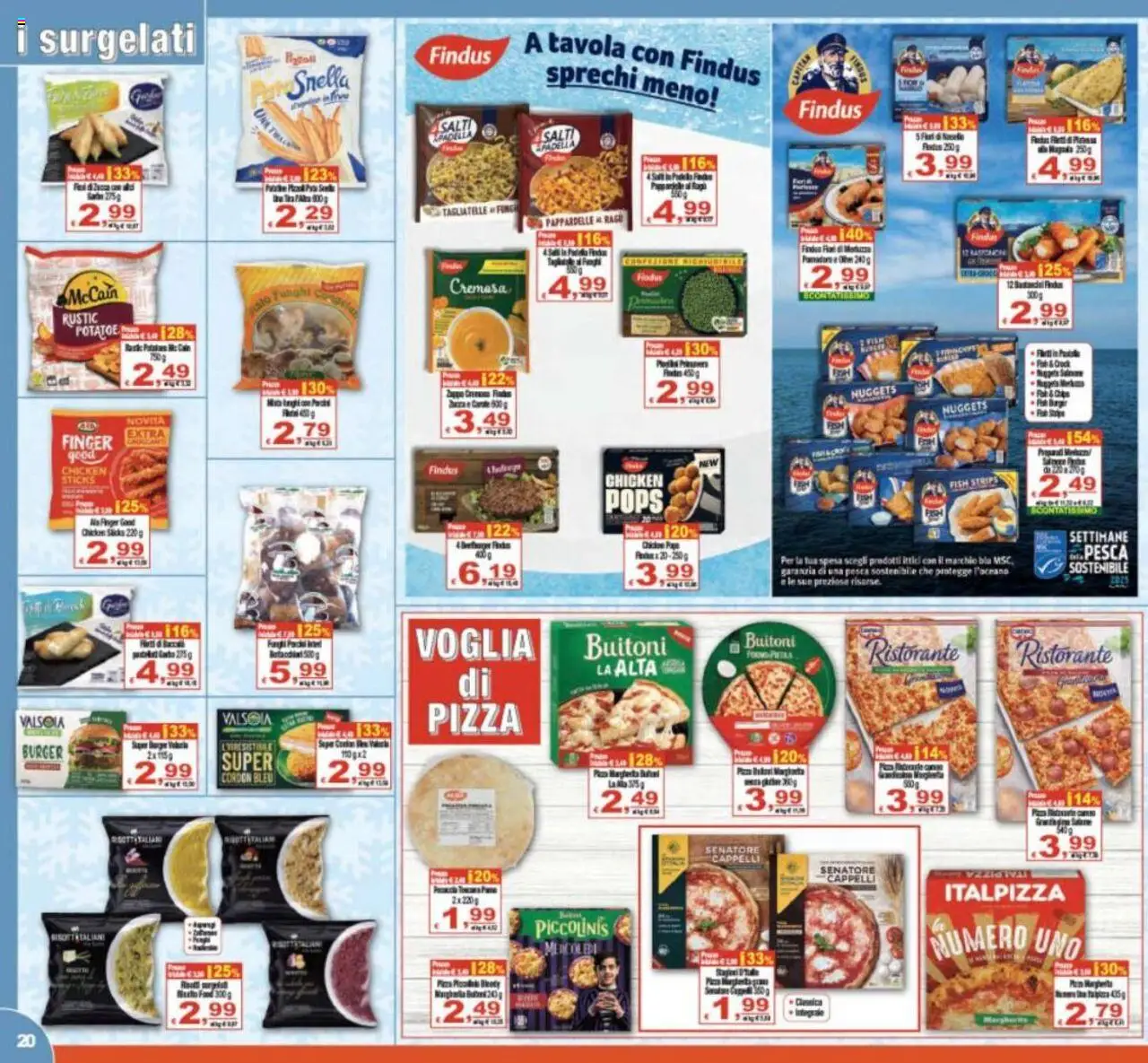 Volantino CTS del 17.10.2025 | Pagina: 20 | Prodotti: Pizza, Olive, Pesca, Funghi