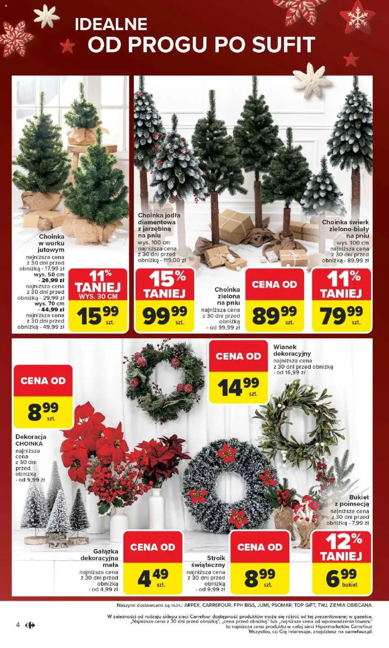 Carrefour Gazetka - Święta spełnionych marzeń od 10.11.2025 | Strona: 5 | Produkty: Top, Choinka, Ziemia