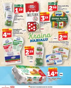 Topaz Gazetka od 24.07.2025 | Strona: 4 | Produkty: Zsiadłe mleko, Serek, Jogurt, Twaróg