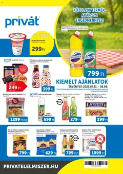 PRIVÁT Akciós újság - amely érvényes a következő dátumtól: 31.07.2025