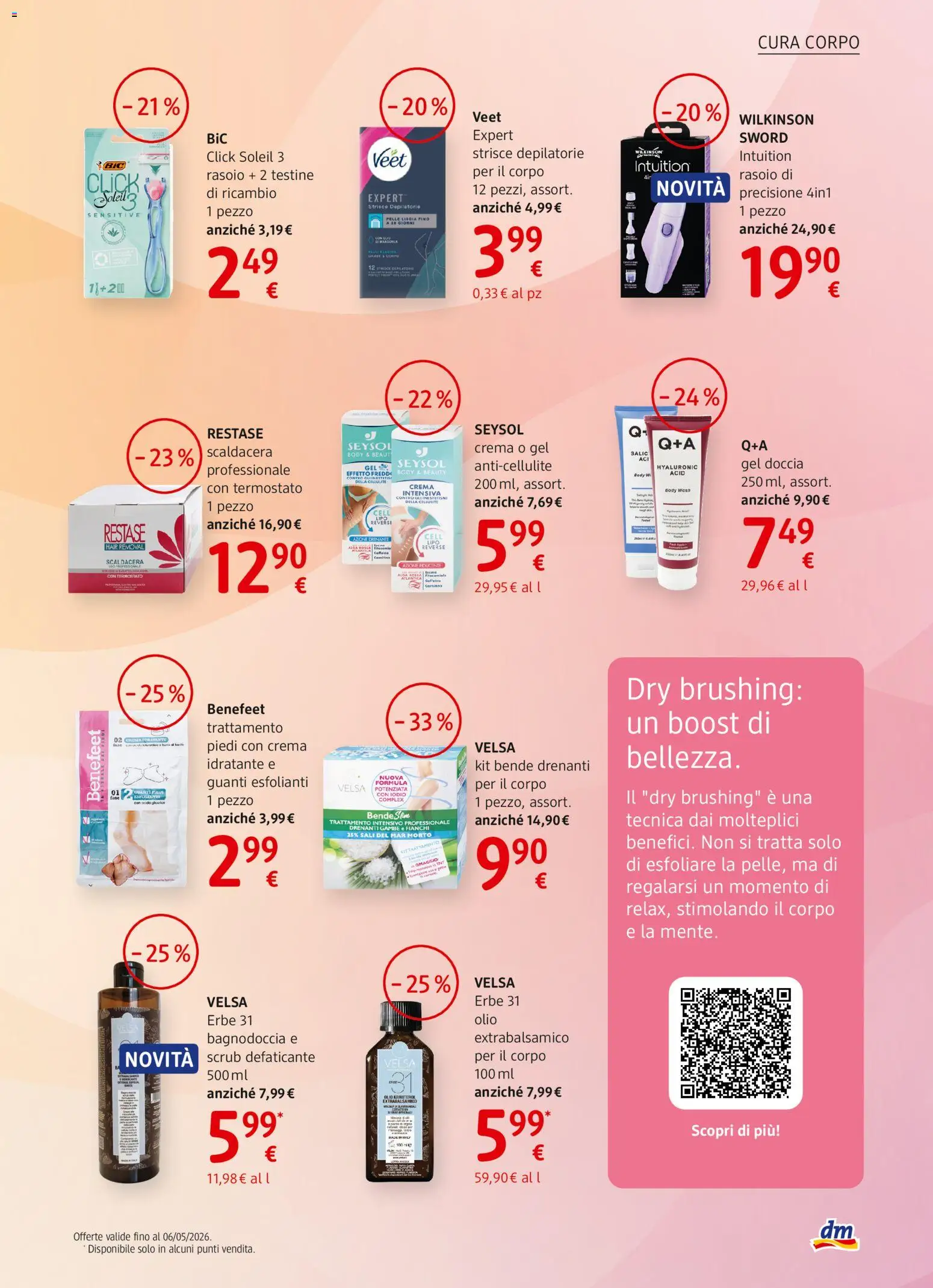 Volantino dm drogerie markt del 16.04.2026 | Pagina: 5 | Prodotti: Crema, Scrub, Olio, Doccia