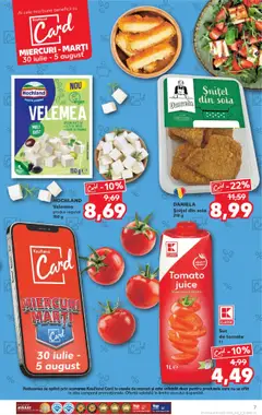 Kaufland RO akciós ujság - amely érvényes a következő dátumtól: 30.07.2025 | Oldal: 7 | Termékek: Vegán