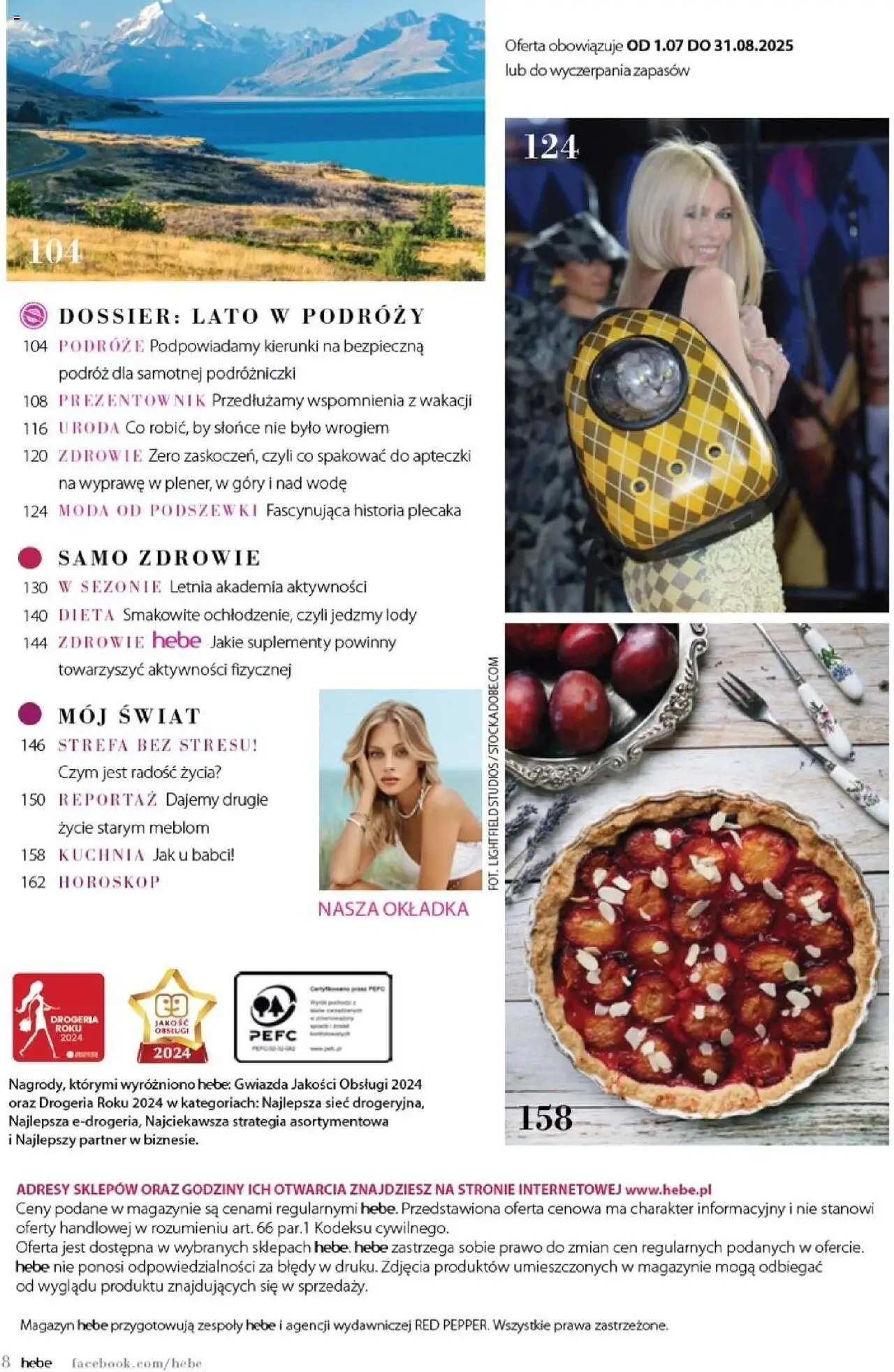 Hebe Gazetka - Magazyn od 01.07.2025 | Strona: 8 | Produkty: Drogeria, Lody