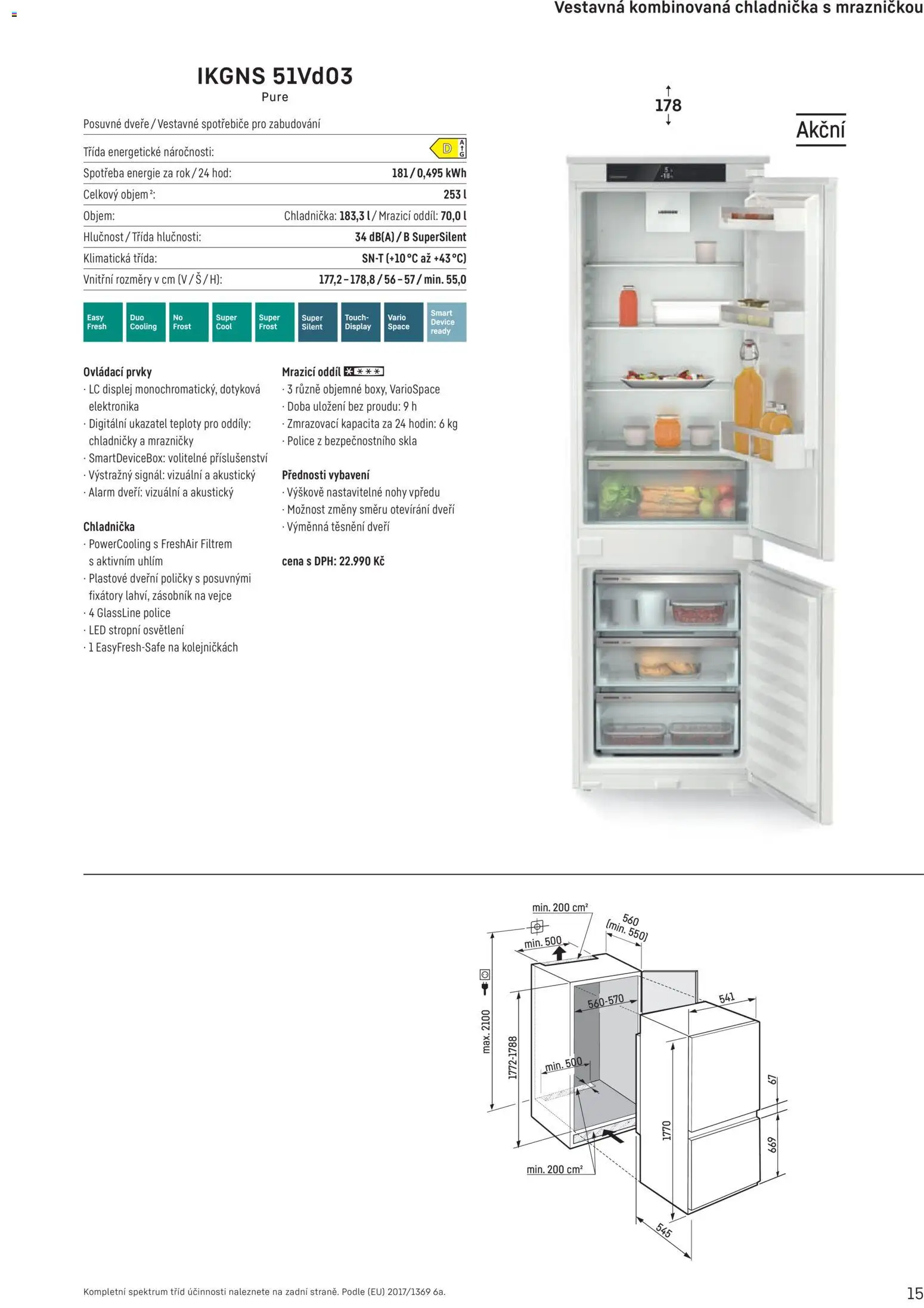 Möbelix leták - Liebherr od 01.10.2025 | Strana: 15 | Produkty: Zásobník, Chladnička, Elektronika, LED