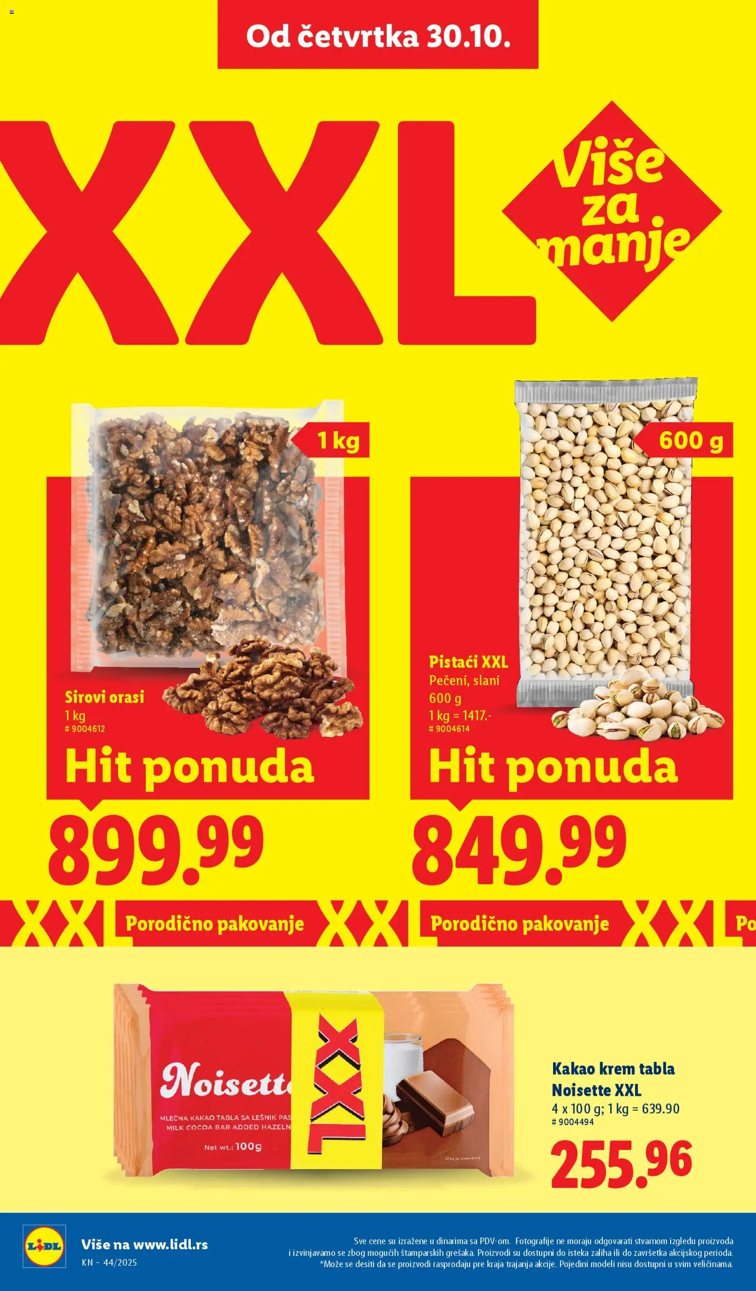 Lidl katalog - važi od 30.10.2025 | Strana: 38 | Proizvode: Orasi, Lešnik, Pistaći, Pakovanje