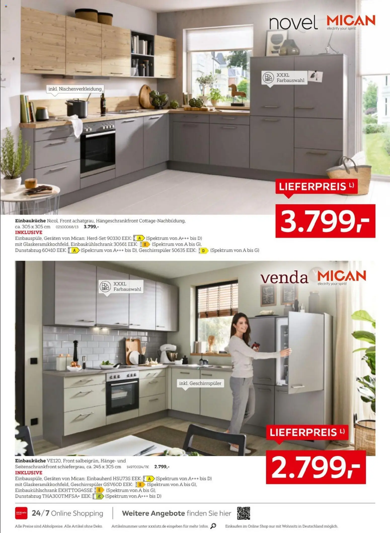 XXXL Lutz - Küchentesterinnen und -tester gesucht – gültig ab 20.12.2025 | Seite: 14 | Produkte: Geschirrspüler, Einbauküche, Dunstabzug