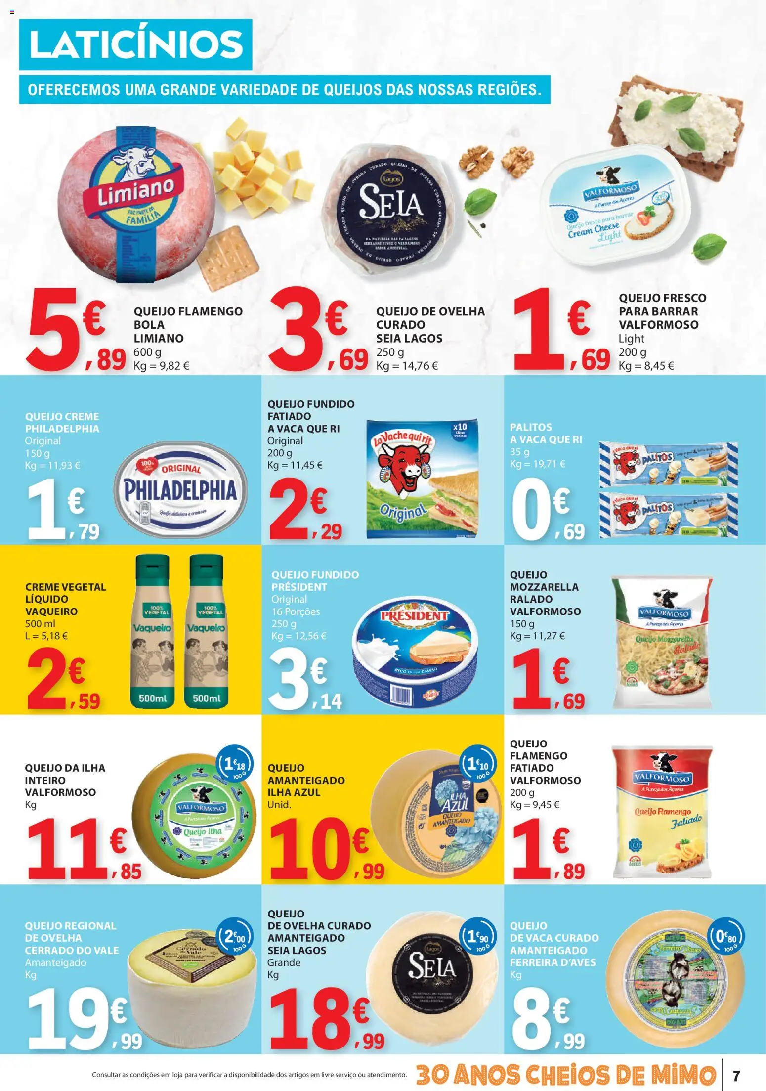 E.Leclerc folheto │ válido de 22.01.2026 | Página: 7 | Produtos: Queijo creme, Cream cheese, Queijo, Creme