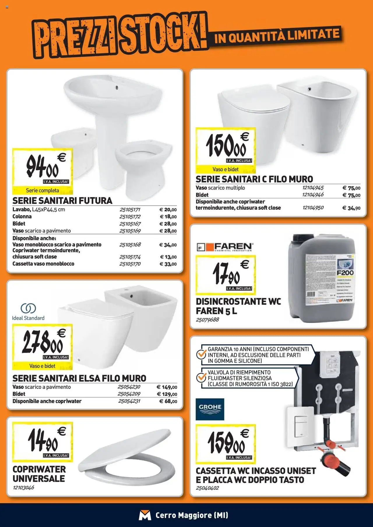 Volantino TECNOMAT del 24.09.2025 | Pagina: 4 | Prodotti: Pavimento, Silicone, WC, Vaso