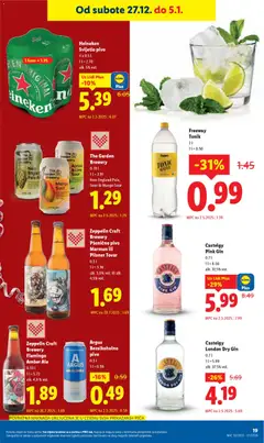 Sretna nova 2026 godina! Lidl - Pregled kataloga iz trgovine Lidl, vrijedi od 27.12.2025 | Stranica: 19
