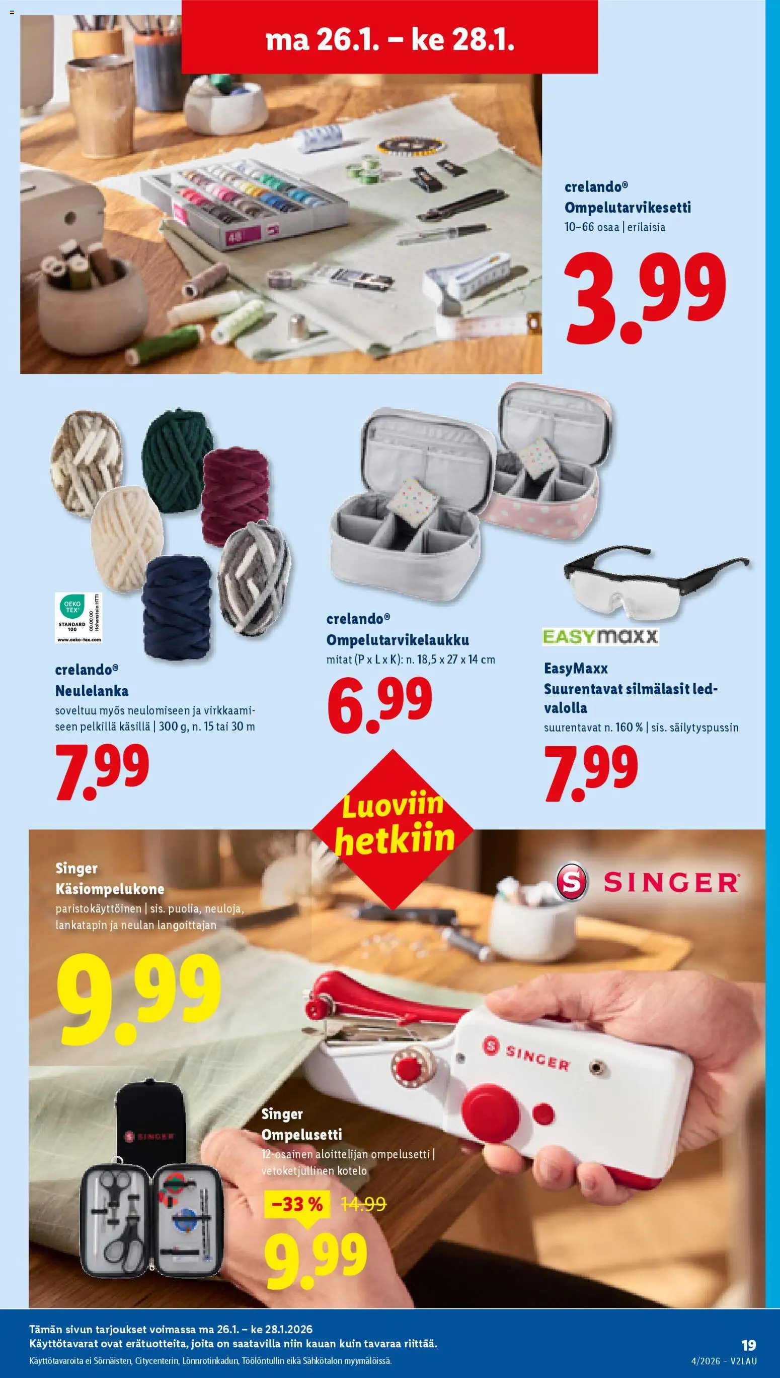 Lidl tarjoukset - Rovaniemi – voimassa 22.01.2026 alkaen | Sivu: 25 | Tuotteet: Silmälasit