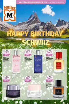 Vorschau von dem Prospekt - Müller Aktionen Happy Birthday ab 31.07.2025