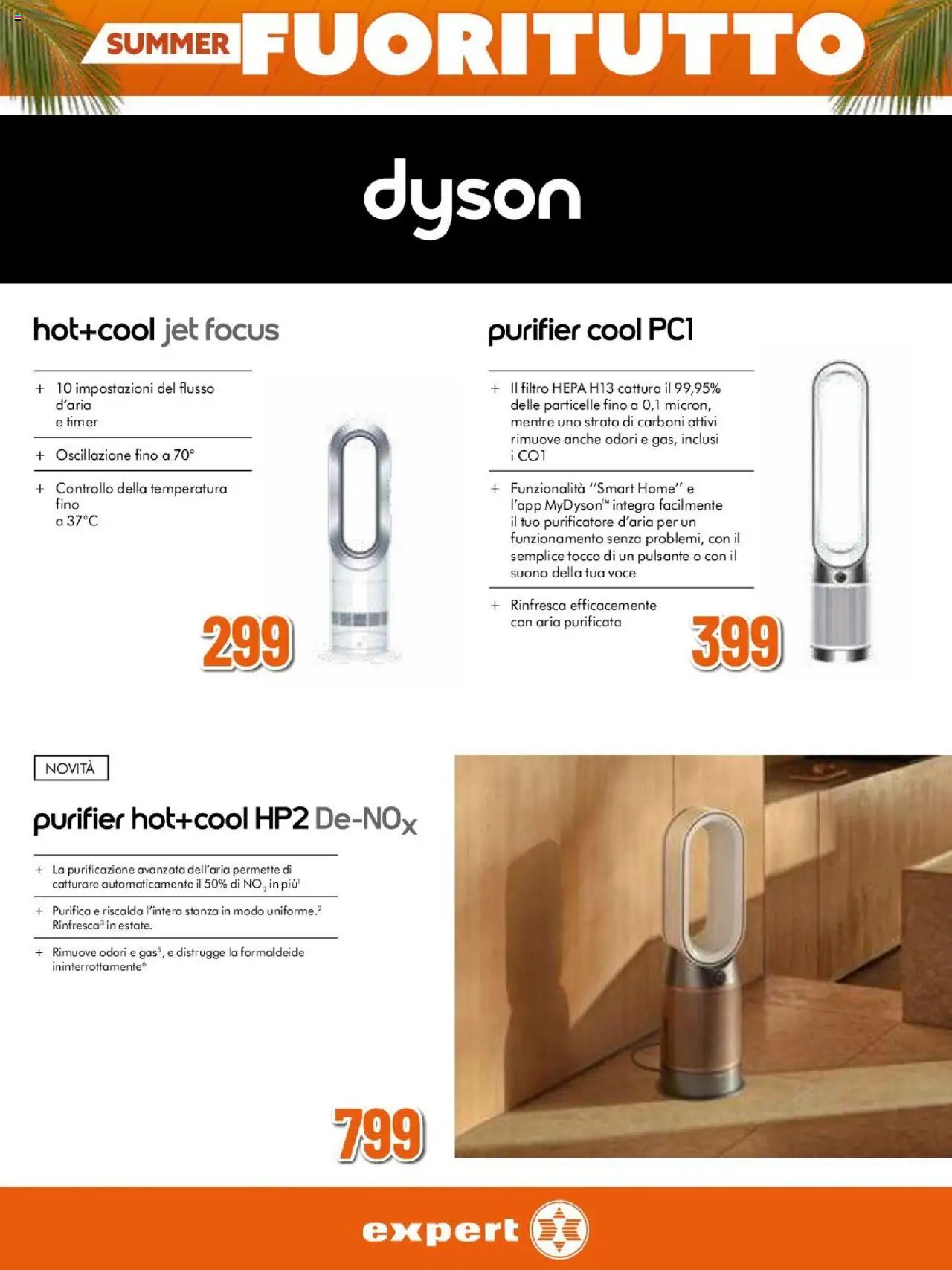Volantino Expert del 31.07.2025 | Pagina: 9 | Prodotti: Purificatore d'aria, Dyson