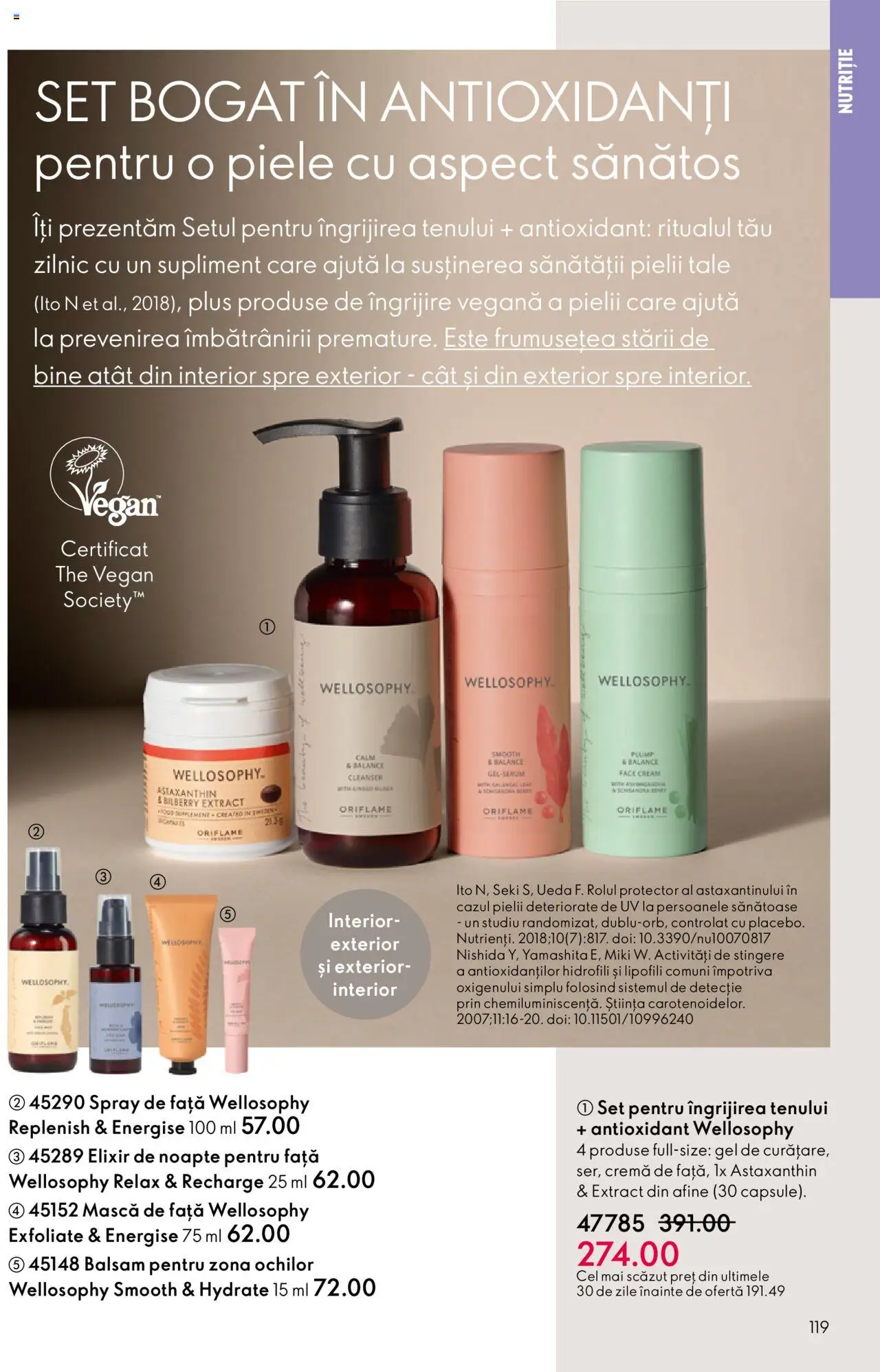 Noul catalog Oriflame – valabil de la 01.10.2025 | Pagină: 119 | Produse: Afine, Elixir, Balsam, Cremă