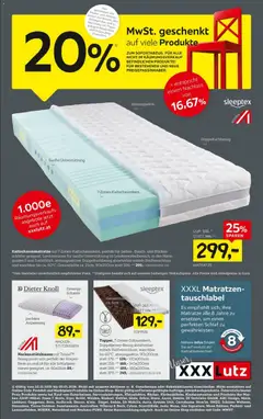 XXXLutz Matratze  ab 22.12.2025 gültig