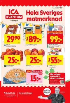 ICA Kvantum - Vellinge - Förhandsvisning av reklamblad från butik ICA Kvantum aktuell från 28.07.2025