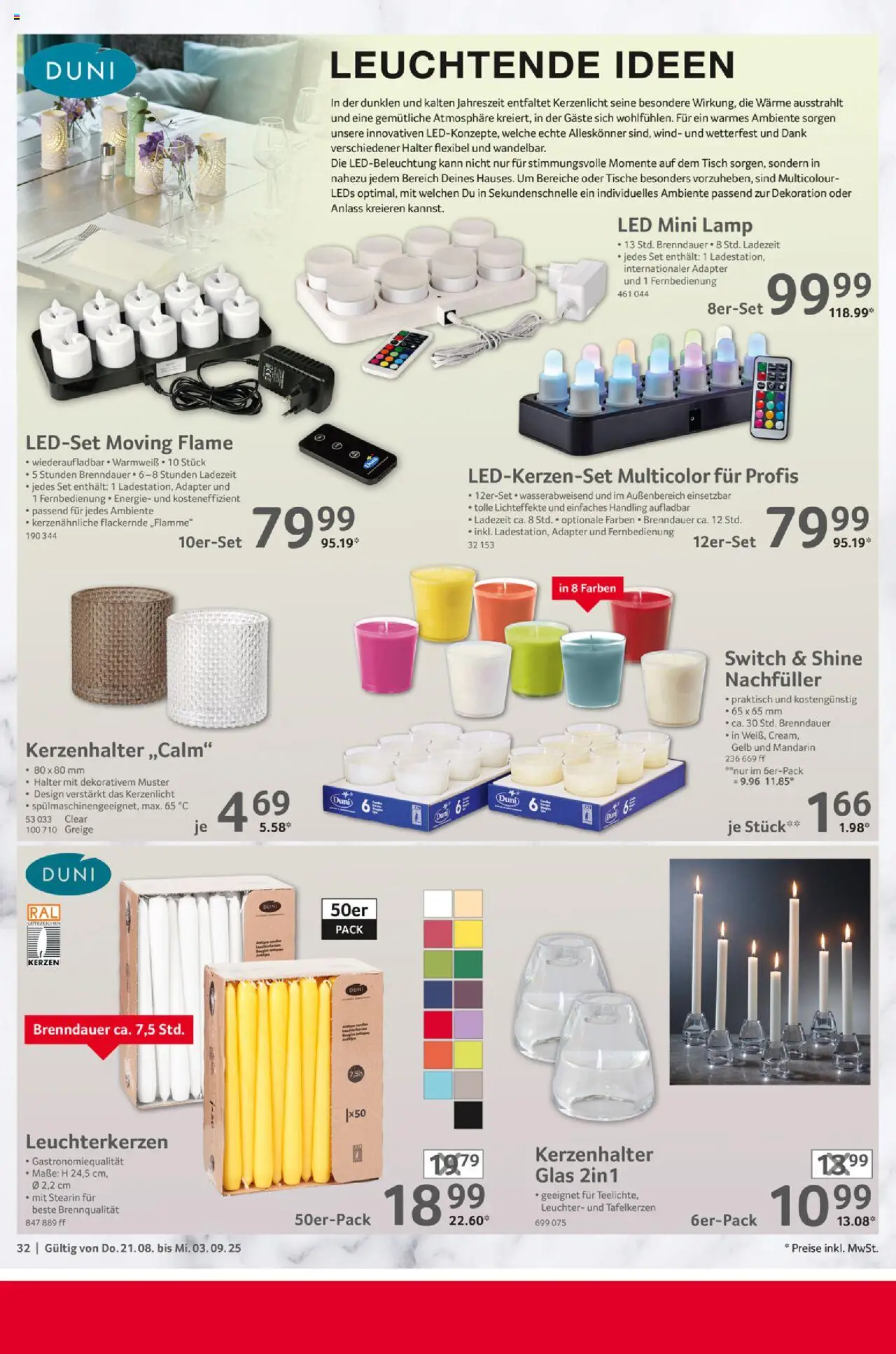 Selgros Gastronomie - gültig ab dem 21.08.2025 | Seite: 32 | Produkte: Adapter, Tisch