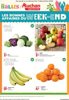 Auchan - Les bons plans du week-end dans votre super ! - Voorbeeld van een folder van Auchan, geldig van 04.12.2025