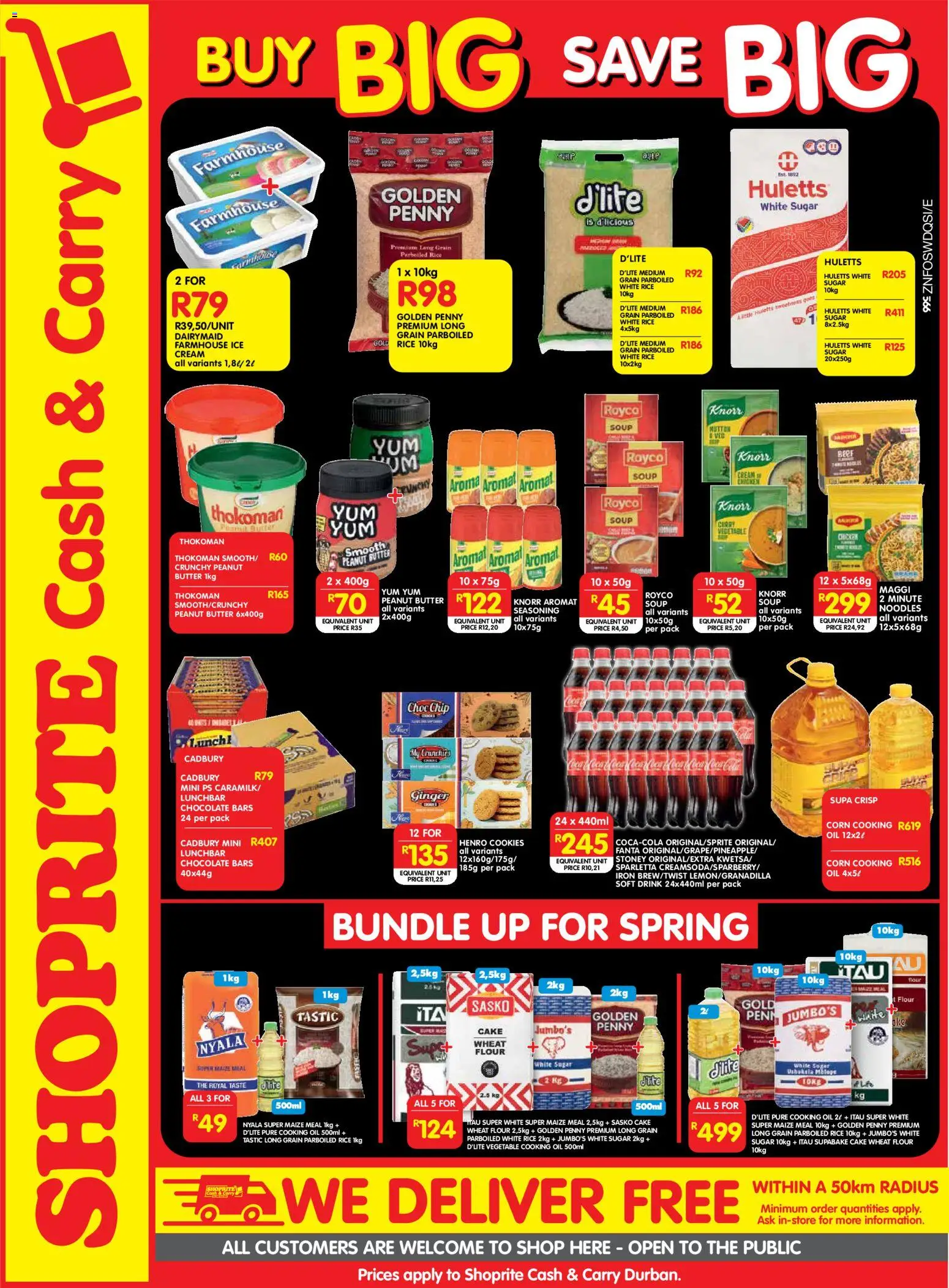 New Shoprite catalogue – valid from 17.11.2025 | Page: 2 | Products: Flour, Oil, Fanta, Stoney