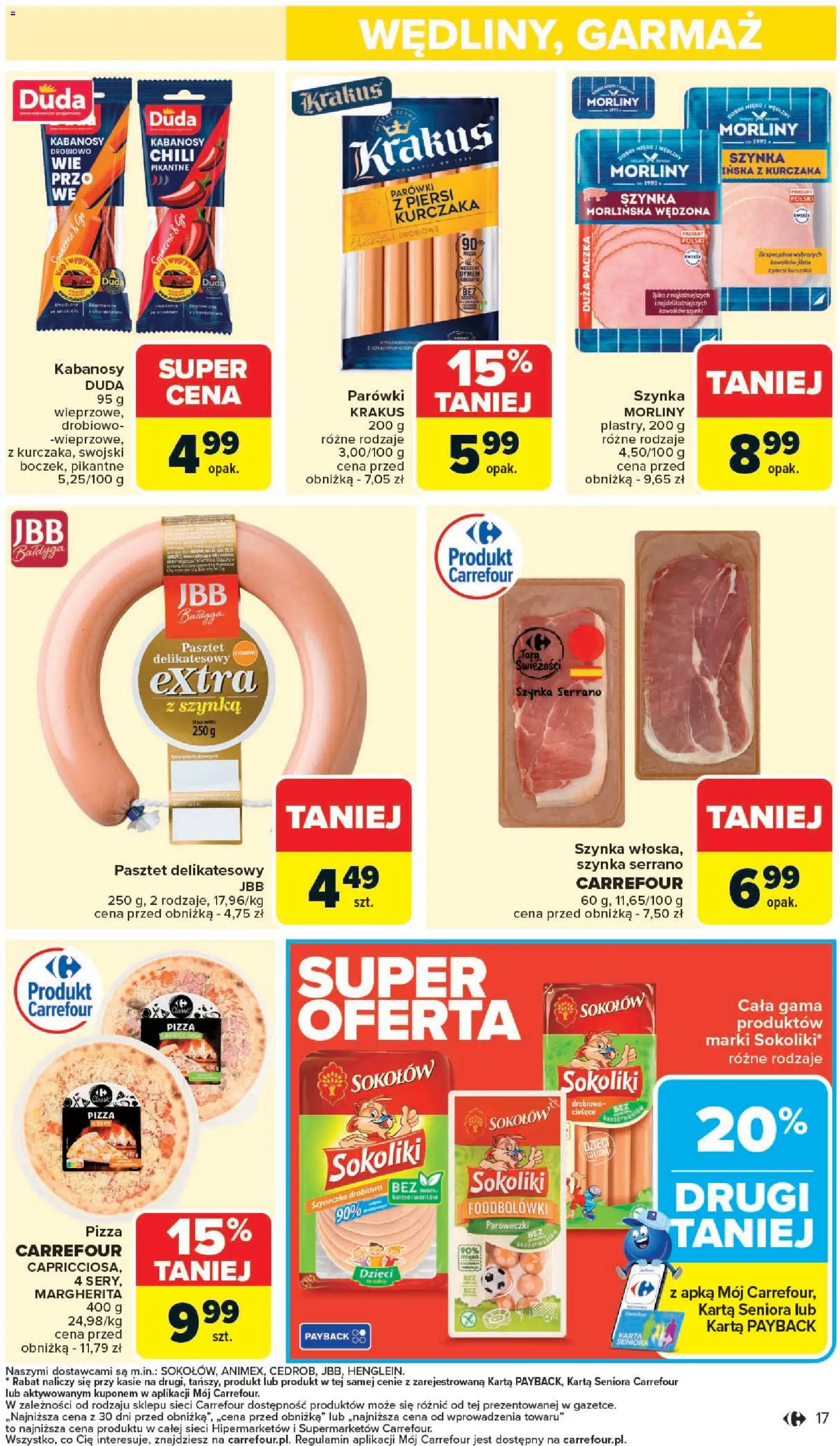 Carrefour Gazetka od 27.10.2025 | Strona: 19 | Produkty: Chili, Karta, Mięso, Kabanosy