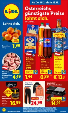 Lidl Flugblatt - Oberpullendorf, Güssing, Oberwart ab 11.12.2025 gültig