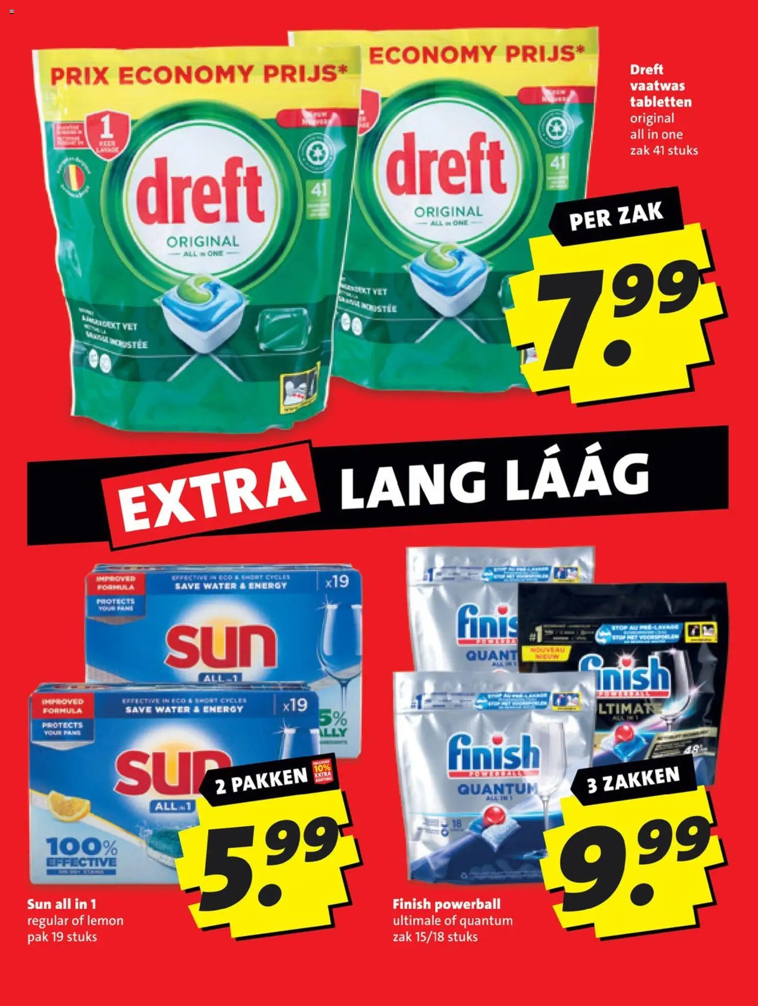 {H1} | Pagina: 25 | Producten: Vaatwas tabletten, Zak, Festék