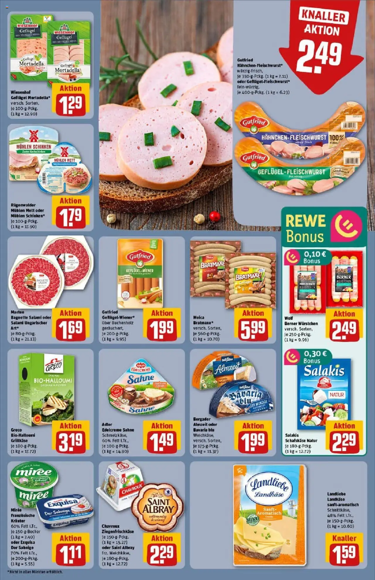 Rewe prospekt Zell Unter Aichelberg	 - gültig ab dem 20.07.2025 | Seite: 15 | Produkte: Baguette, Meica, Exquisa, Salakis