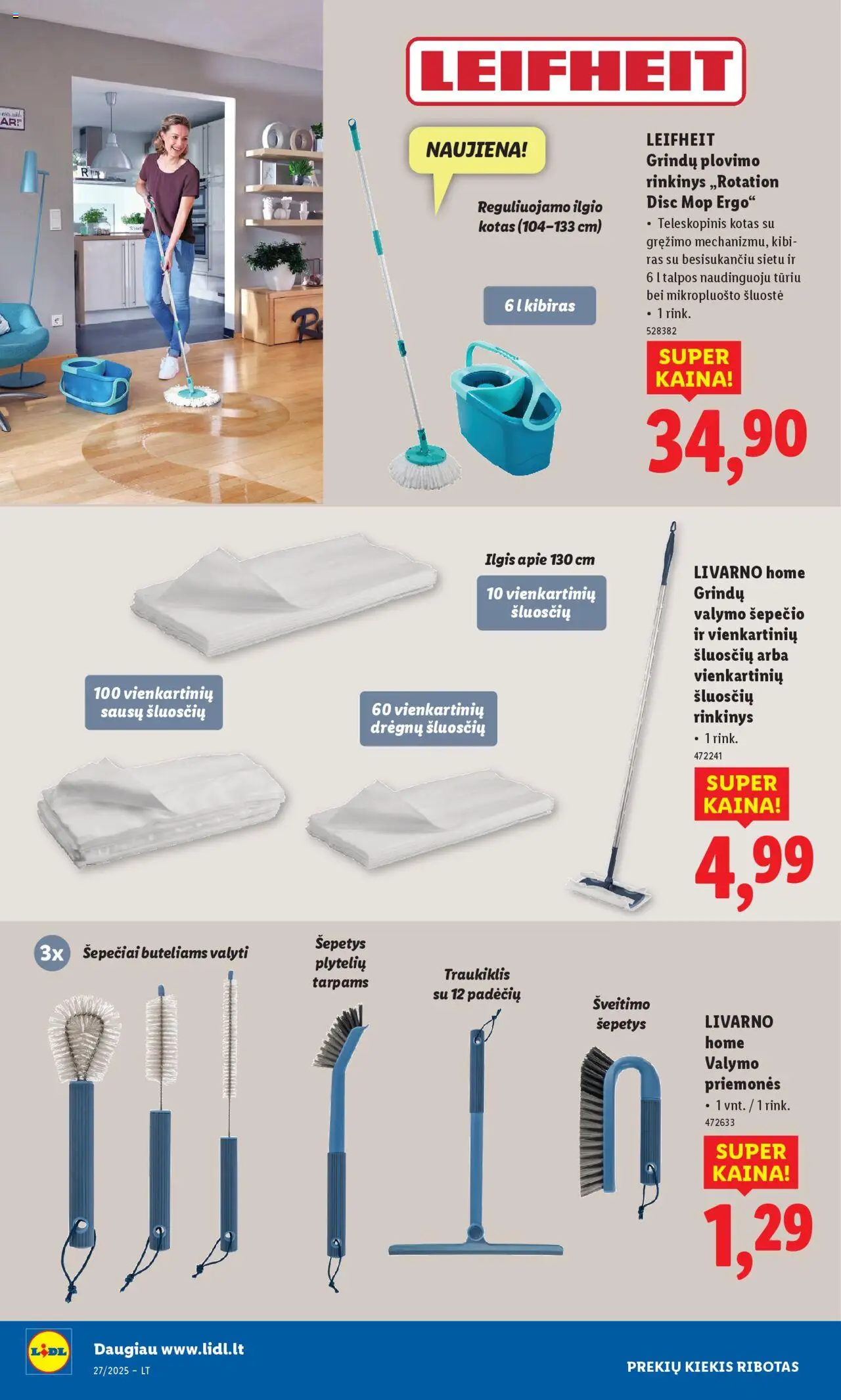 LIDL leidinys - Ne maisto prekių pasiūlymai│galioja nuo 30.06.2025 | Puslapis: 6 | Prekių: Kibiras